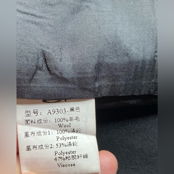 Suit Jacket Black Women Size L - Picture 9 of 12